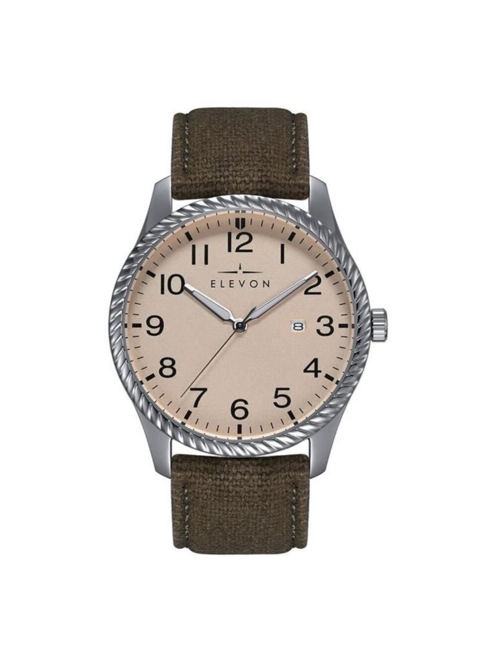 NWT Elevon Crosswind Silver-tone Dial Men's Watch